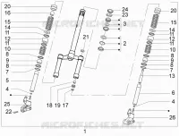 Fork/steering tube - Steering bearing unit