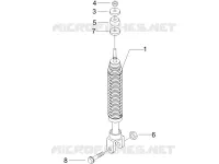 Rear suspension - Shock absorber/s