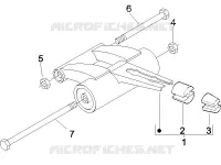 Swinging arm