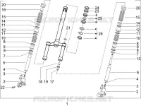 Fork/steering tube - Steering bearing unit