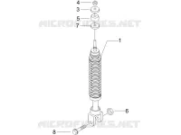 Rear suspension - Shock absorber/s