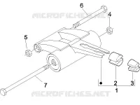 Swinging arm