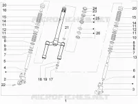 Fork/steering tube - Steering bearing unit