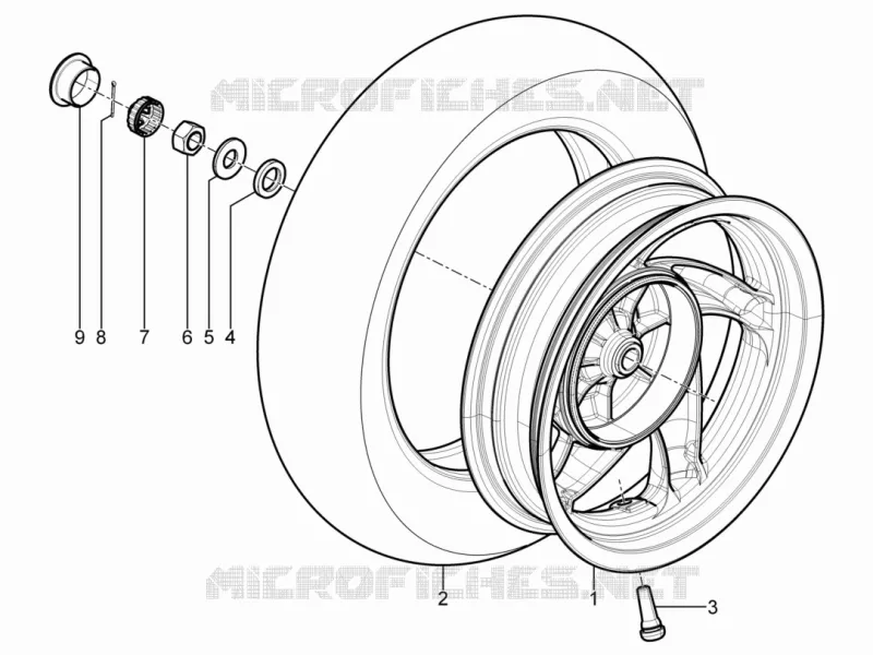 Rear wheel