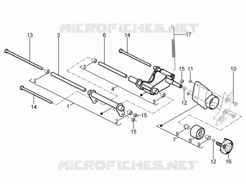 Swinging arm