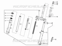 Fork/steering tube - Steering bearing unit