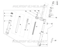 Fork/steering tube - Steering bearing unit