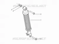 Rear suspension - Shock absorber/s