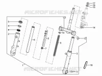 Fork/steering tube - Steering bearing unit