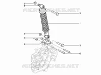 Rear suspension - Shock absorber/s