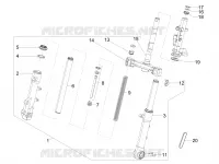 Fork/steering tube - Steering bearing unit