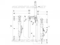 Fork's components (Kayaba)