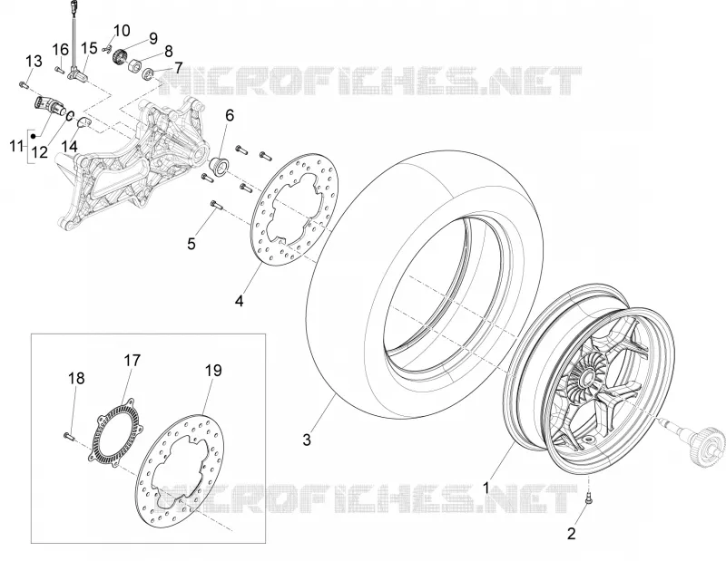 Rear wheel