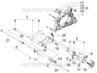 Swinging arm