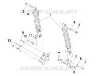 Rear suspension - Shock absorber/s