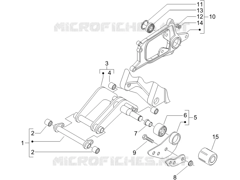 Swinging arm
