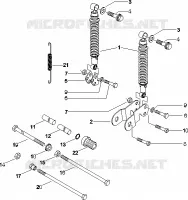 Rear suspension - Shock absorber/s