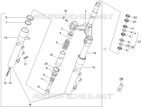 Fork/steering tube - Steering bearing unit