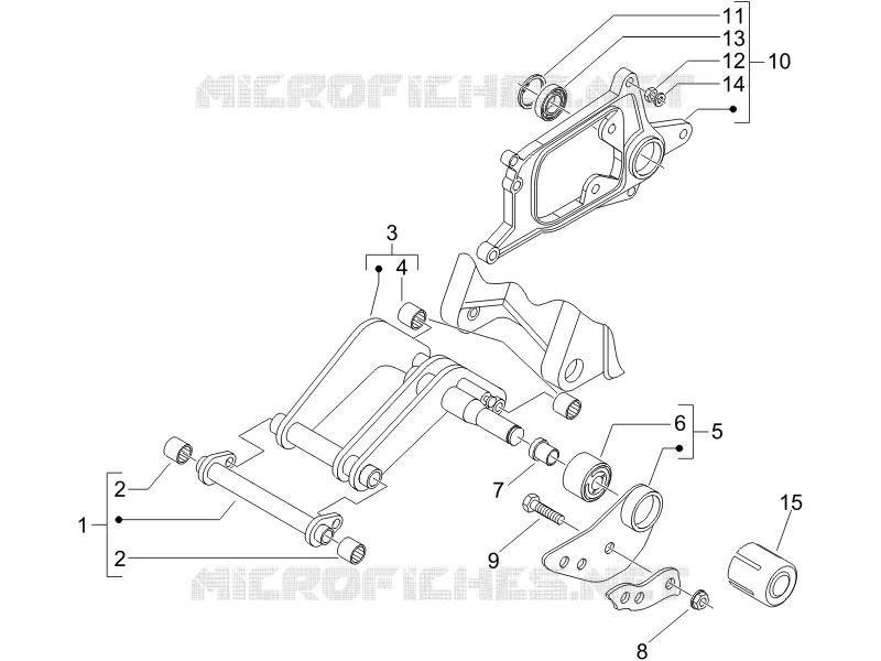 Swinging arm