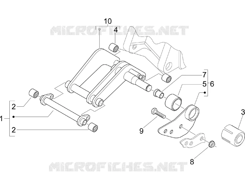 Swinging arm