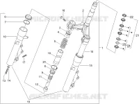 Fork/steering tube - Steering bearing unit