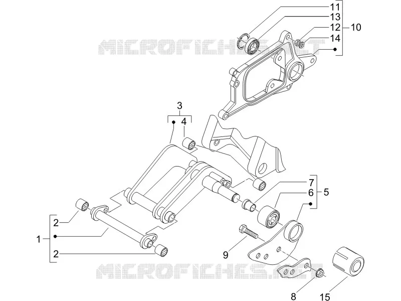 Swinging arm
