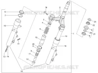 Fork/steering tube - Steering bearing unit
