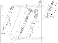 Fork/steering tube - Steering bearing unit