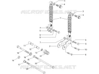 Rear suspension - Shock absorber/s