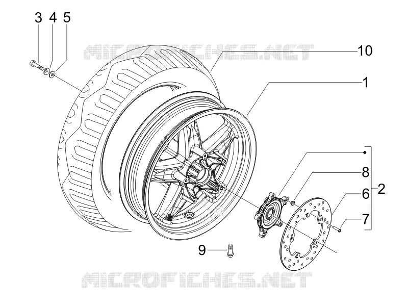 Rear wheel