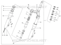 Fork/steering tube - Steering bearing unit
