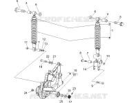 Rear suspension - Shock absorber/s