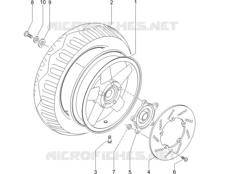Rear wheel