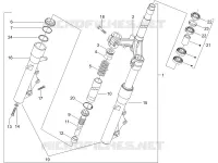 Fork/steering tube - Steering bearing unit