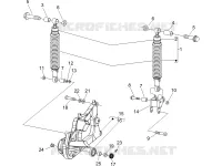 Rear suspension - Shock absorber/s