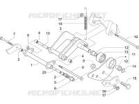 Swinging arm