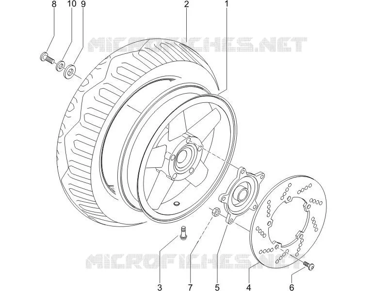 Rear wheel