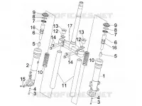 Fork's components (Kayaba)