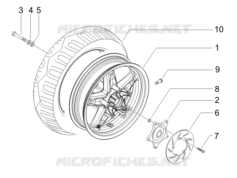 Rear wheel