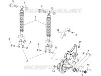 Rear suspension - Shock absorber/s