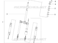 Fork/steering tube - Steering bearing unit