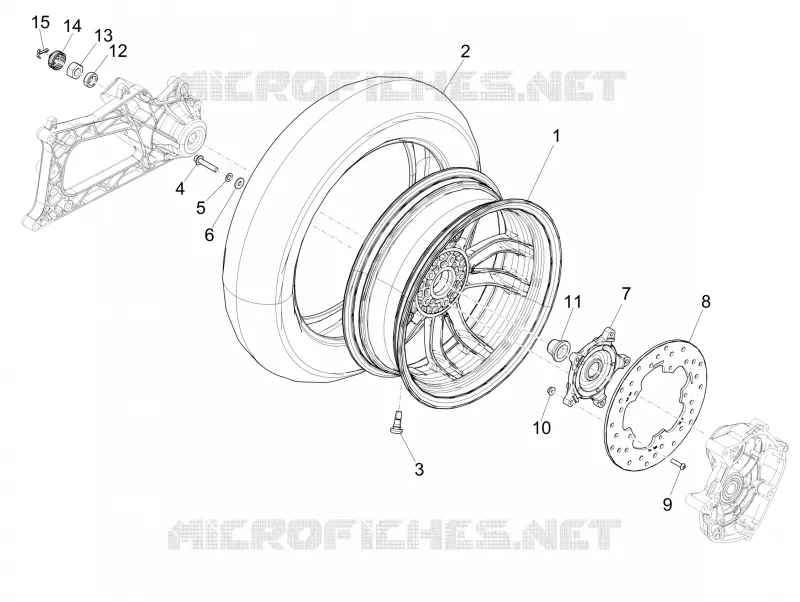Rear wheel