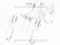 Fork/steering tube - Steering bearing unit