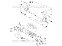Swinging arm