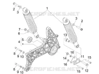 Rear suspension - Shock absorber/s