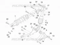 Rear suspension - Shock absorber/s