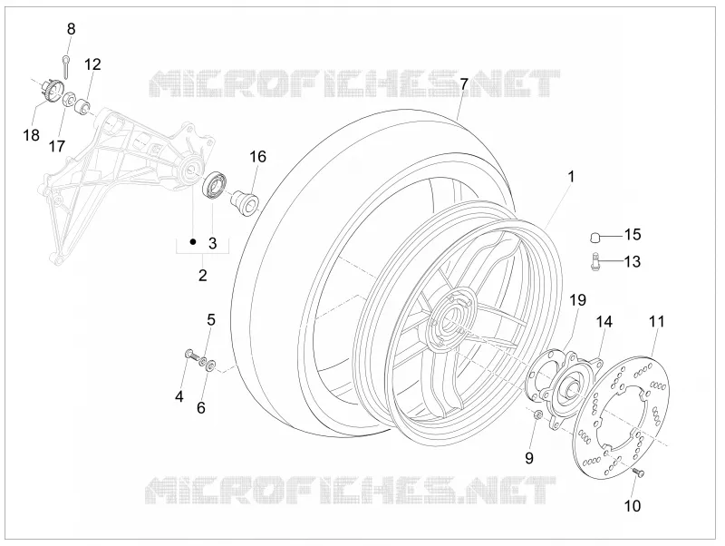 Rear wheel