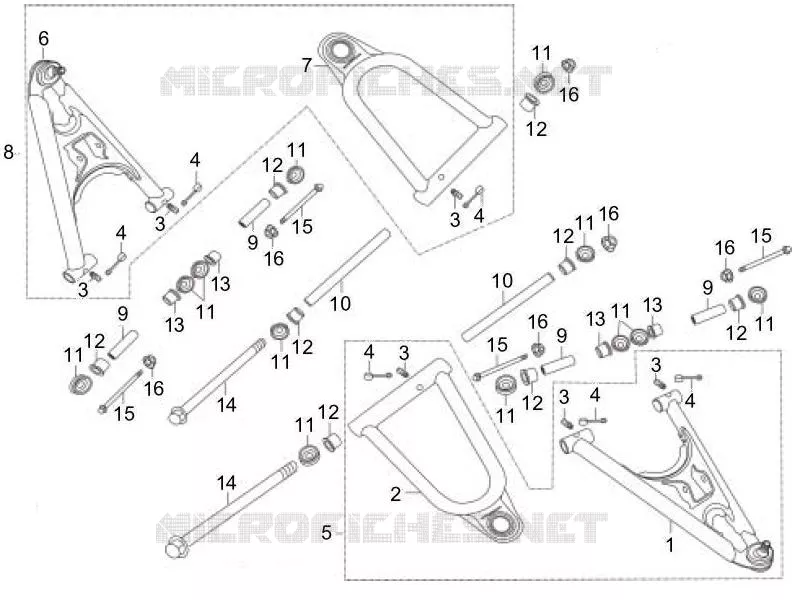 Swinging arm
