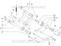 Swinging arm