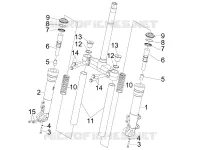 Fork's components (Kayaba)